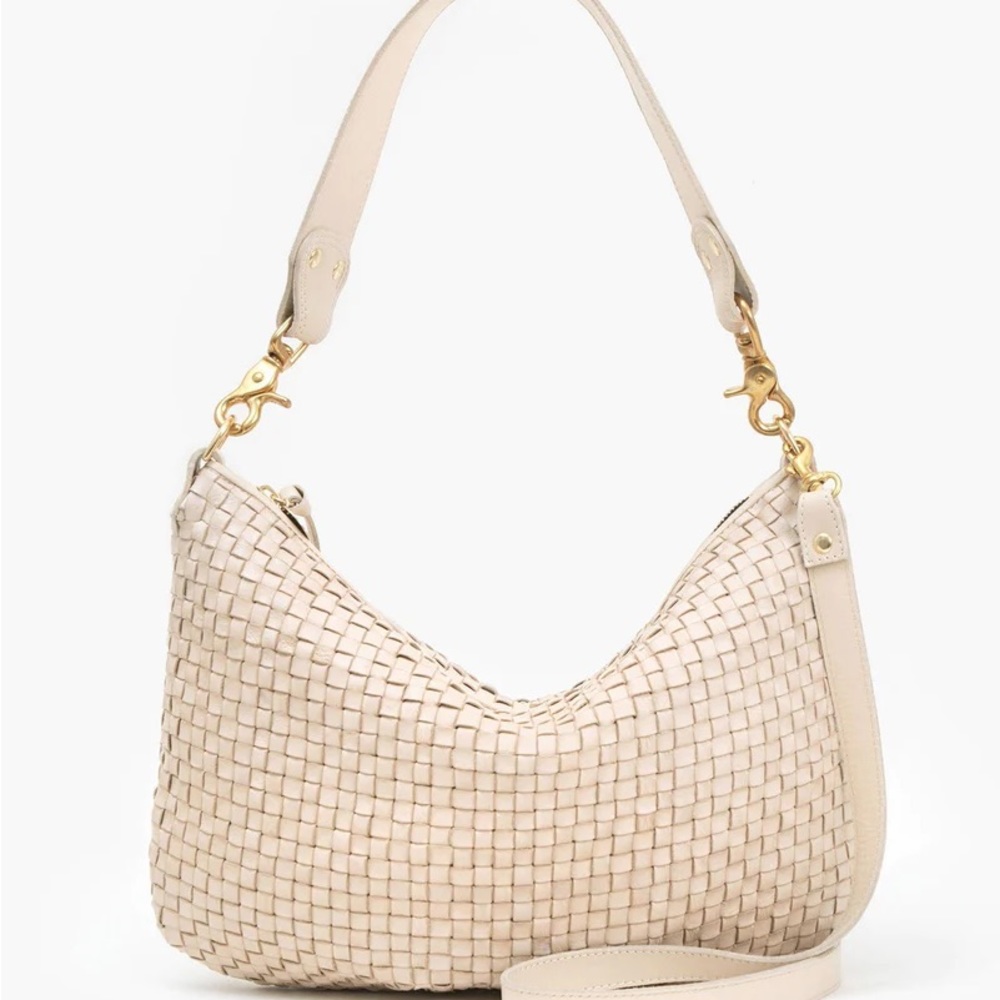 Clare V Cream Moyen Messenger